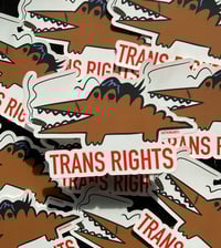 Crocodile Rights Vinyl Sticker