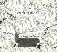 Eepy Vinyl Sticker