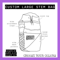 Image 1 of CUSTOM Large Stem Bag