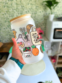 Farmers Market Glass Can