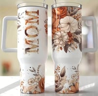Image 2 of Mom Floral Tumbler