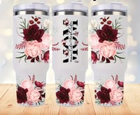 Image 1 of Mom Floral Tumbler