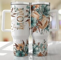 Image 3 of Mom Floral Tumbler