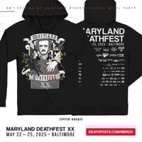 Maryland Deathfet XX (2025) Zipper Hoodie Design #3 (Poe) (pre-order)