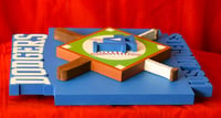 Image 8 of Los Angeles Dodgers Hand Crafted MLB 3D Wooden Team Logo Wall Hanging Artwork 2