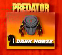 Image 1 of Predator Logo – Dark Horse Comics 3D Hand Crafted Wooden Wall Hanging Artwork.