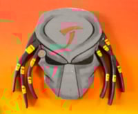 Image 4 of Predator Logo – Dark Horse Comics 3D Hand Crafted Wooden Wall Hanging Artwork.