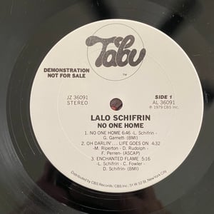 Image of Lalo Schifrin "No One Home"