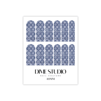 Image 2 of LV DENIM SUPREME XL NAIL WRAPS 