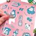 Image of I Love Suzy Summer - Vinyl Sticker Sheet