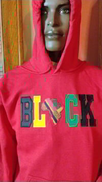 Image 3 of "Black" Applique Embroidered Sweatshirt 