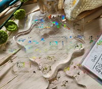 Image 1 of [Original] Royal Ginkgo Kiss Cut 3D Holographic Foil PET Tape