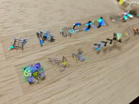 Image 3 of [Genshin Impact] Fatui Harbingers Kiss Cut 3D Holographic Foil PET Tape