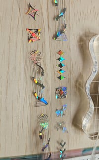 Image 4 of [Genshin Impact] Fatui Harbingers Kiss Cut 3D Holographic Foil PET Tape