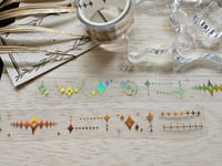 Image 2 of [Original] Sparkle & Shimmer Kiss Cut 3D Holographic Foil PET Tape