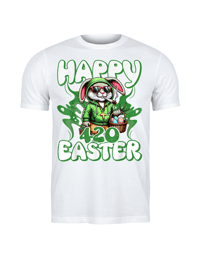 Image 2 of 420 Easter Bunny Tee – “High on Hoppiness”