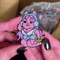 Image 1 of Bop Kitten - Large 2.5"Enamel Pin