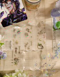 Image 1 of [Original] Snake Kiss Cut 3D Holographic Foil PET Tape