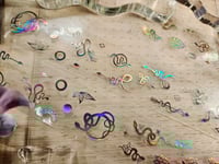 Image 3 of [Original] Snake Kiss Cut 3D Holographic Foil PET Tape