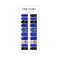 Image 2 of CRENSHAW BLUE LA DODGERS  NAIL WRAPS 