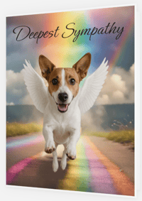 Image 1 of Dog with wings II (cards & envelopes) min order 50 cards
