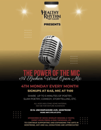 THE POWER OF THE MIC - May 26, 2025 :: LIVE AT HEALTHY RHYTHM