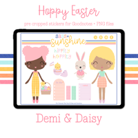 Image 4 of Hoppy Easter Digital Sticker Set