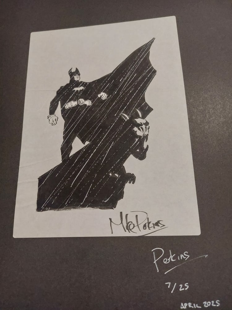 Image of BAT-MAN: FIRST KNIGHT. ARTIST'S EDITION WITH ORIGINAL SKETCH. 7/25