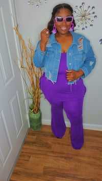 Image 3 of Royal Treatment Pants Set(Purple)