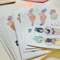 Image 3 of Cute Butt Club - Vinyl Sticker Sheet