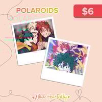 Set of polaroids