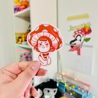 Image 1 of Lil Miss Mushy - Vinyl Sticker