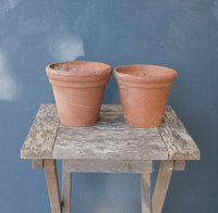 Image 4 of Vintage terracotta plant pots (sold in pairs)