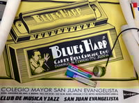 Image 1 of Vintage Blues posters 70x90 cms.