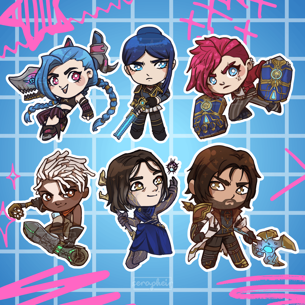 Image of Arcane Stickers & Charms