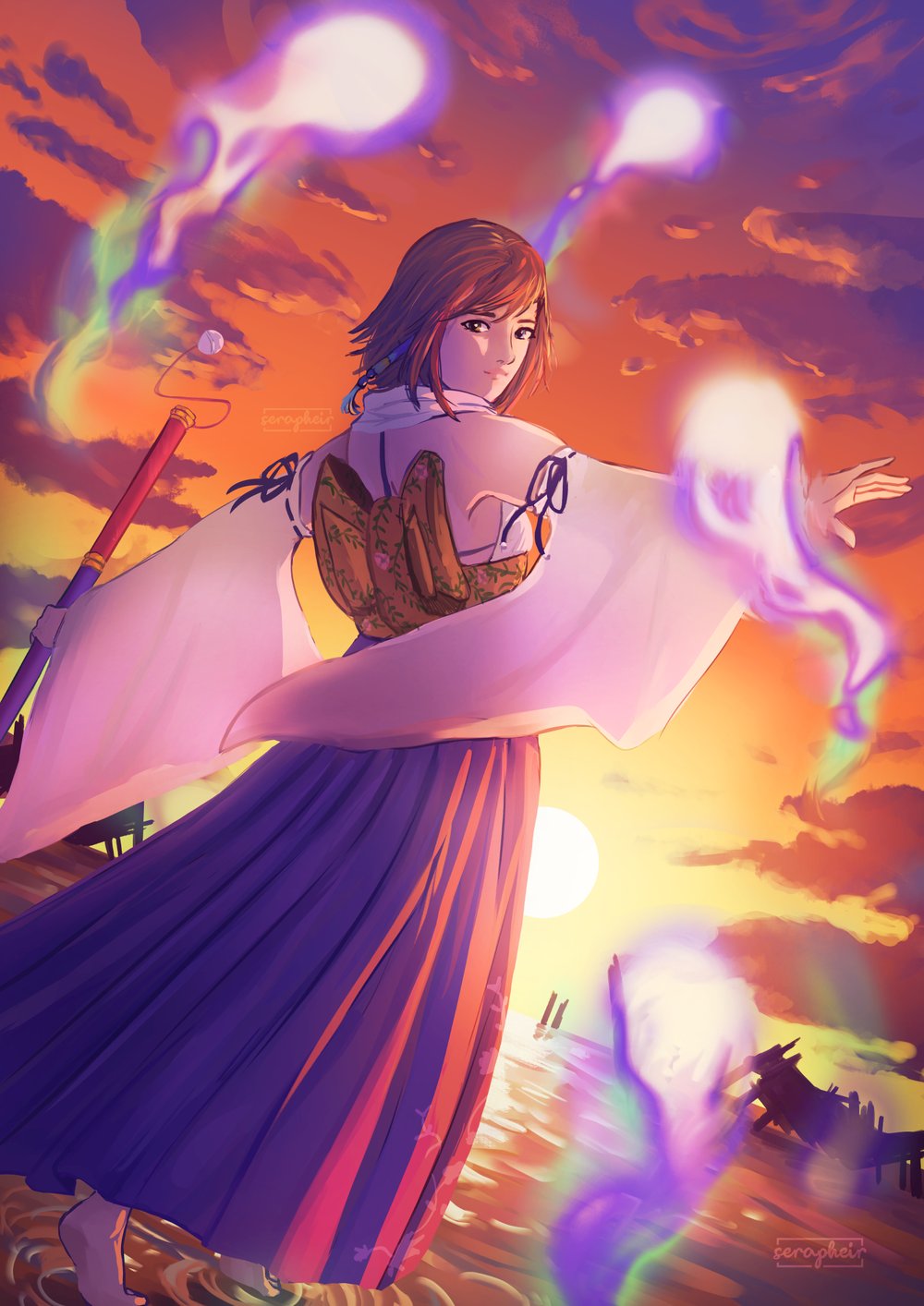 Image of Yuna Sending - FFX Print