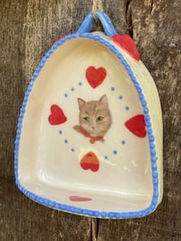 Image 3 of Red Heart Cat, Wall Shrine 