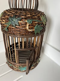 Image 5 of Vintage Wooden Birdcage