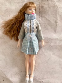 Image 1 of Nineteen zero six Pleat front skirt - Light blue
