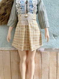 Image 4 of Nineteen zero six Pleat from skirt - Magnolia check