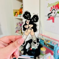 Image 2 of Cindy - Vinyl Sticker GLOWS IN THE DARK