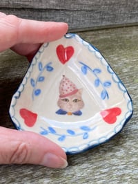 Image 2 of Spotted Hat, Cat Trinket Dish