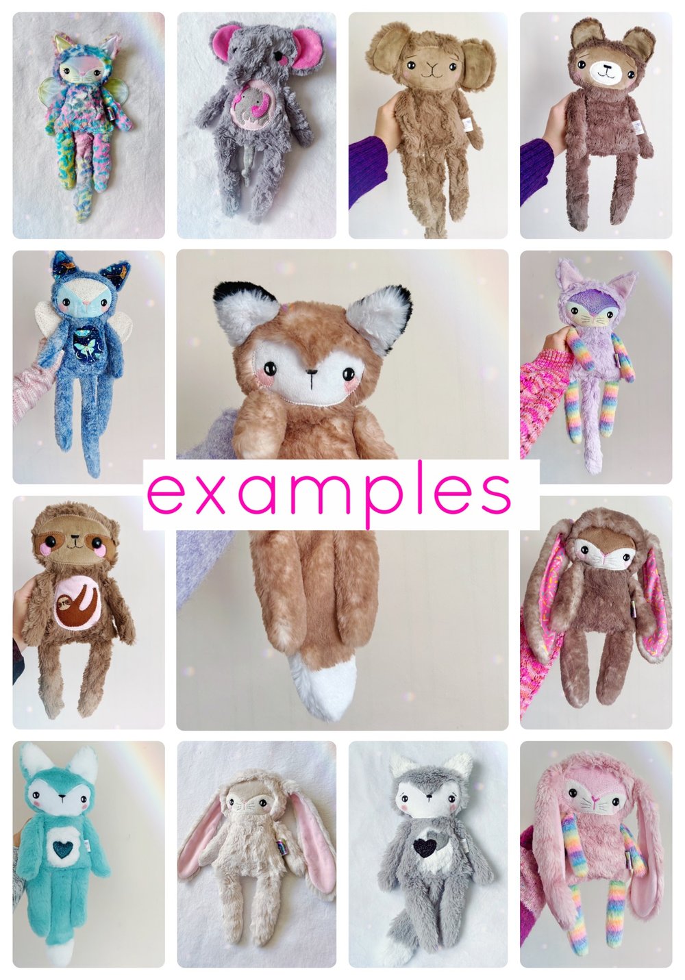 Image of SEMI-CUSTOM Large Plushie (skinny style)