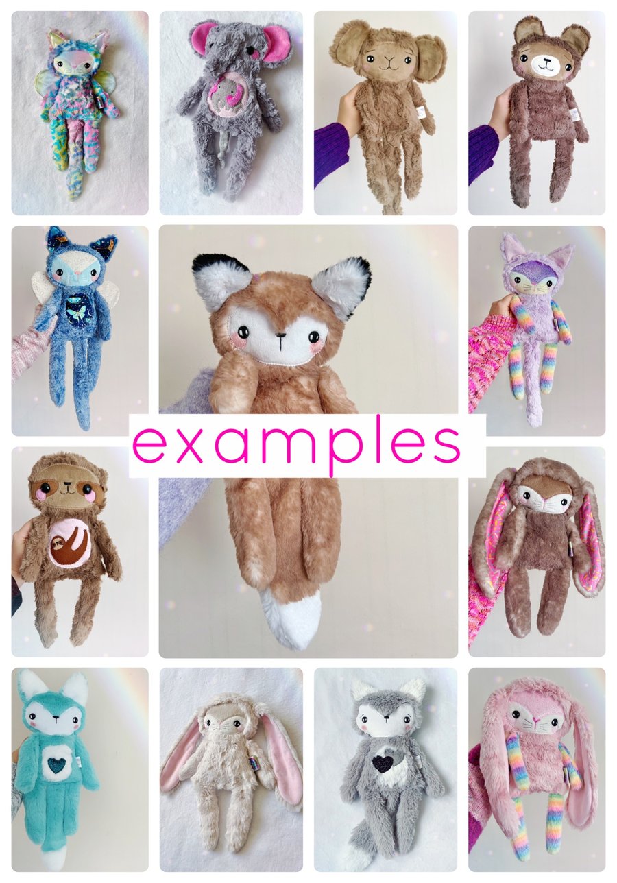 Image of SEMI-CUSTOM Large Plushie (skinny style)