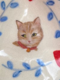 Image 4 of Red Collar, Cat Trinket Dish