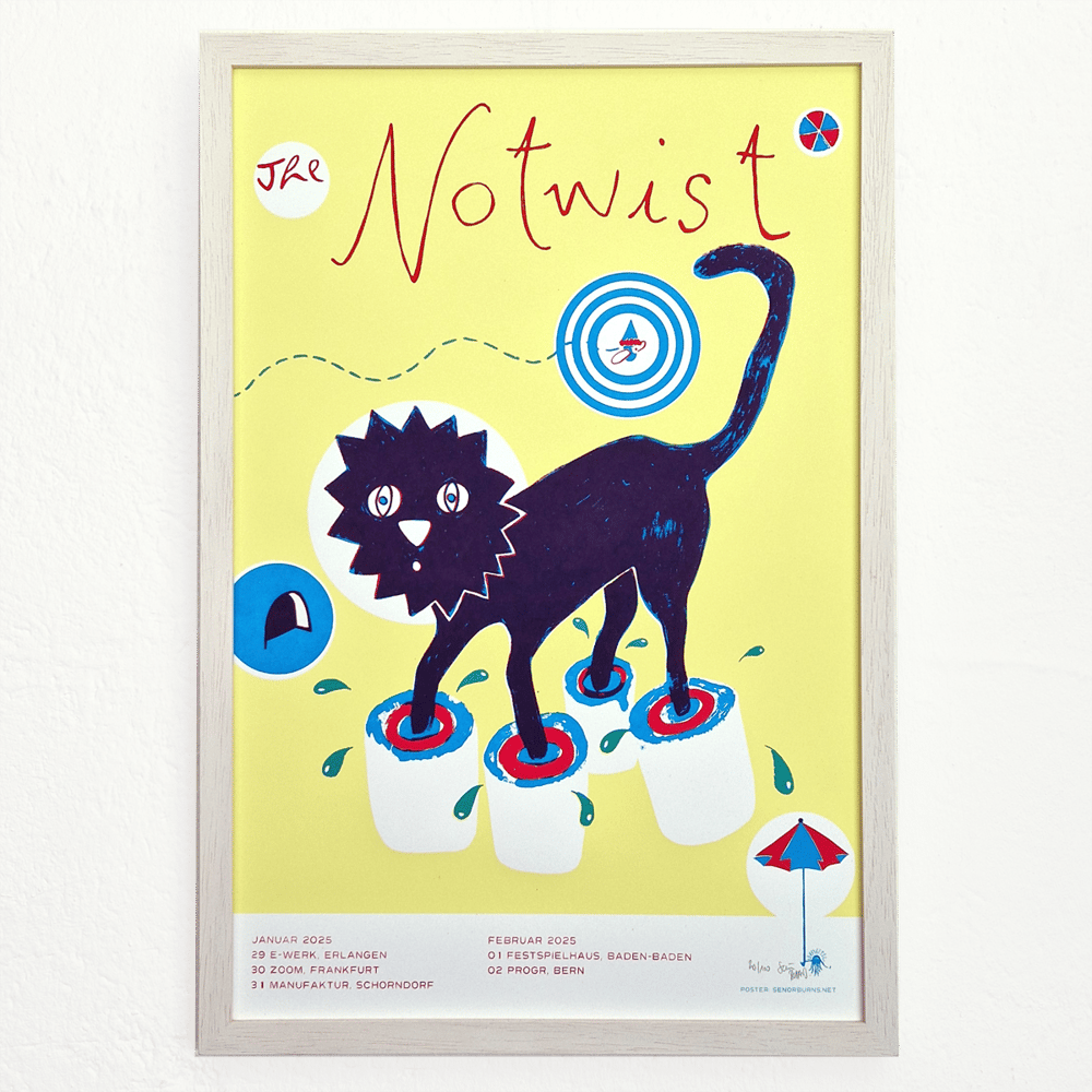 THE NOTWIST <br>TOUR JAN/FEB 2025 <br>TOURPOSTER