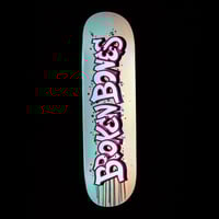 Image 3 of Broken Bones - hand painted original skateboard