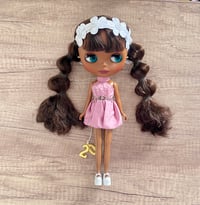 Image 3 of Nineteen zero six Hamlila bubble hem halter neck dress and hairband