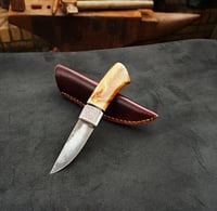 Image 1 of Hand Forged Laminated Steel fixed blade 
