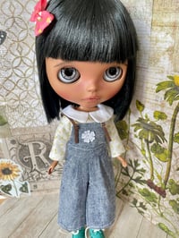 Image 2 of Nineteen zero six Andie Blouse and dungaree set